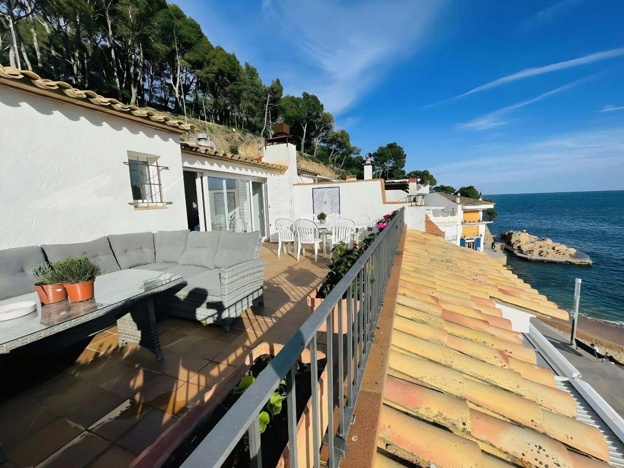 Tamariu Platja - Penthouse On Passeig Del Mar. 아파트 외부 사진