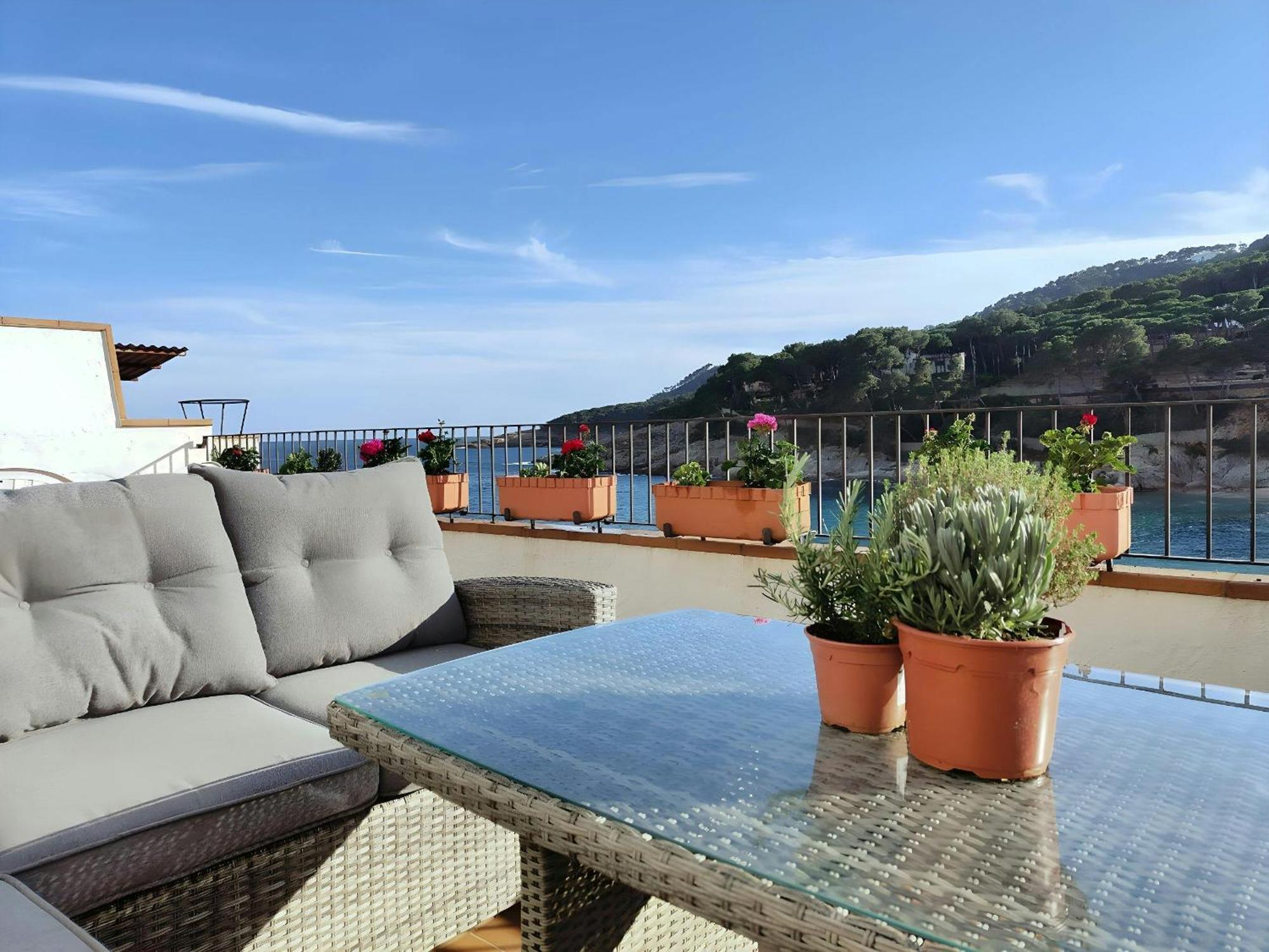 Tamariu Platja - Penthouse On Passeig Del Mar. 아파트 외부 사진