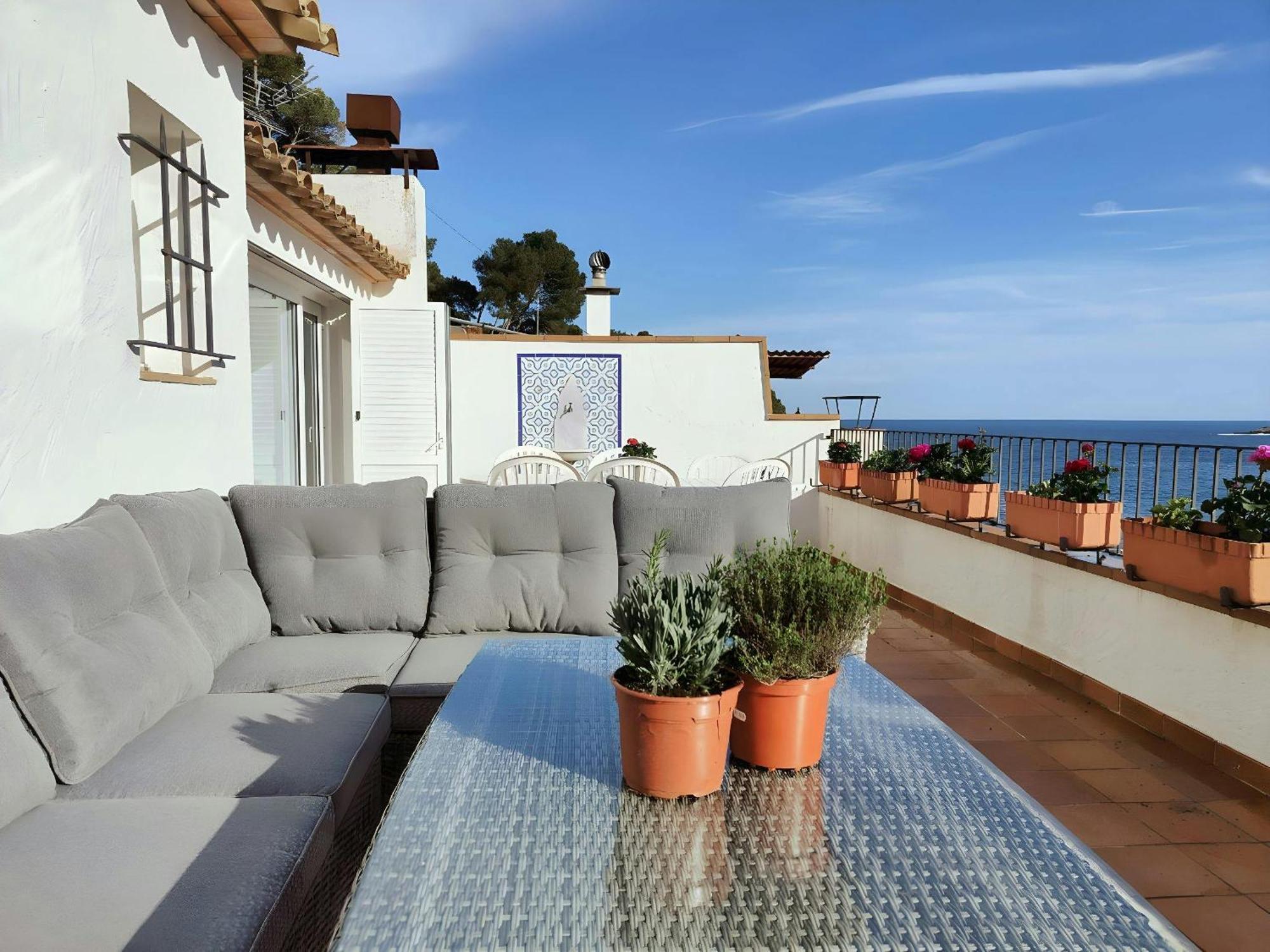 Tamariu Platja - Penthouse On Passeig Del Mar. 아파트 외부 사진